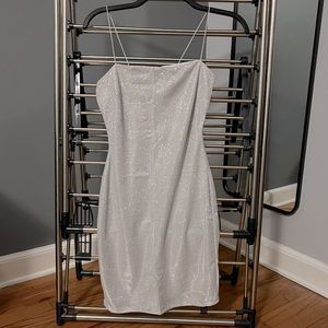 Windsor Silver Sparkly Dress